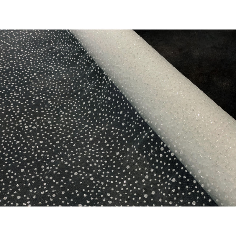 Glitter Tulle LDR-G05 with Dots, 150 cm
